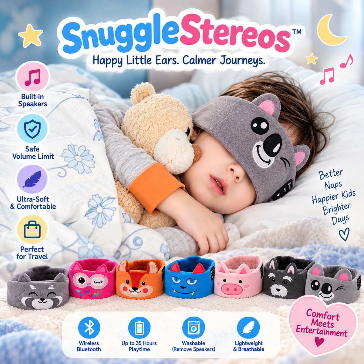 SnuggleStereos™ SleepBand (Copy)