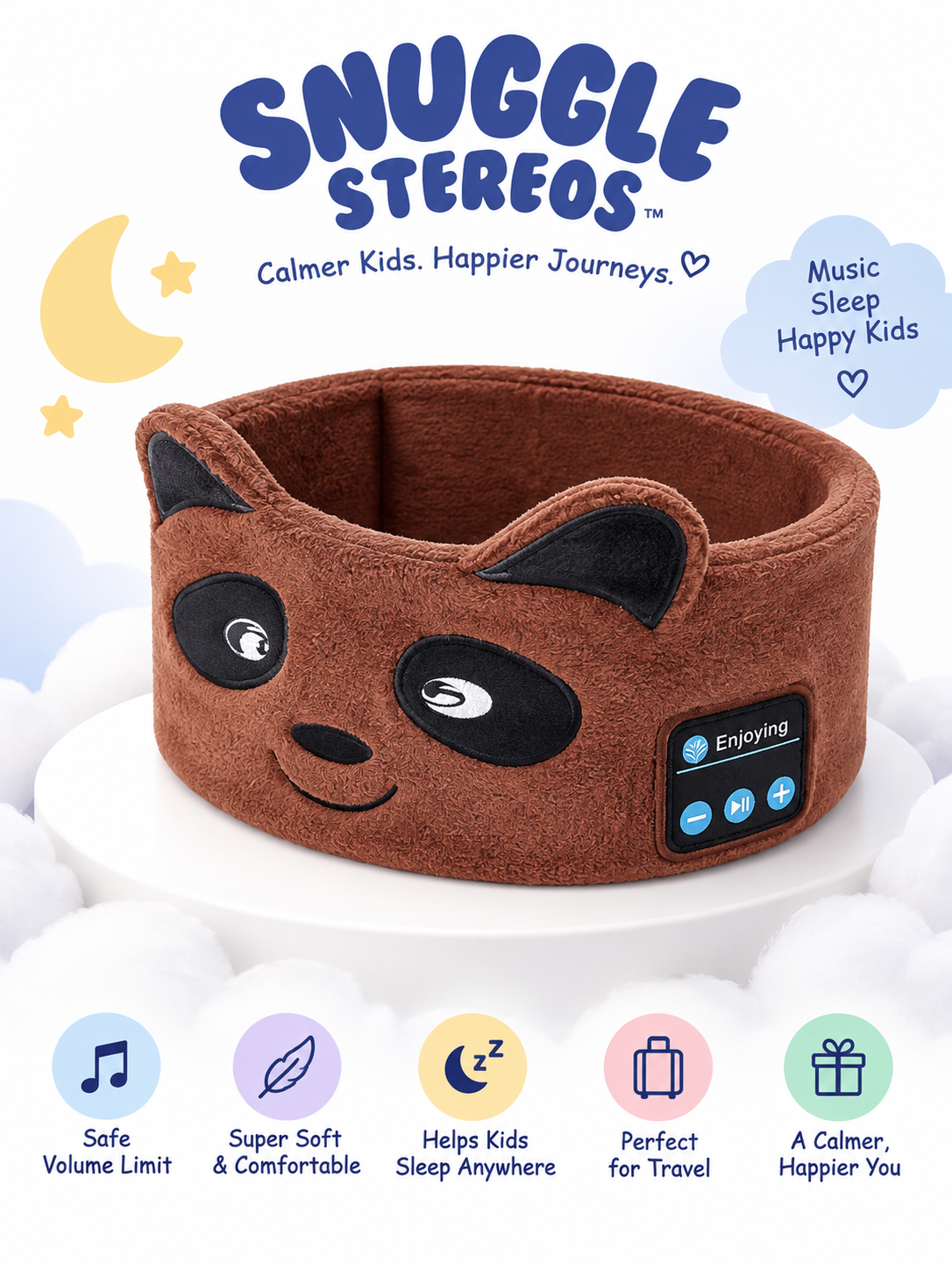 SnuggleStereos™ SleepBand